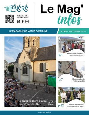 Bléré - Mag'Infos 168 - septembre 2026