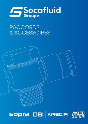 Catalogue Raccords & accessoires
