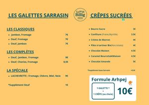 Menu Pti Billig