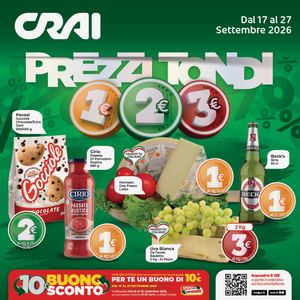 Volantino CRAI Ama Supermercati Sud dal 17 al 27 settembre