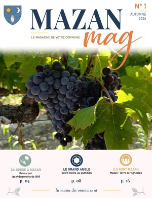Mazan Mag' 1 Automne 2026