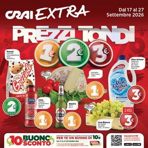Volantino CRAI Ama Extra Sud dal 17 al 27 settembre