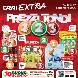 Volantino Crai Codè Extra Garlate dal 17 al 27 settembre