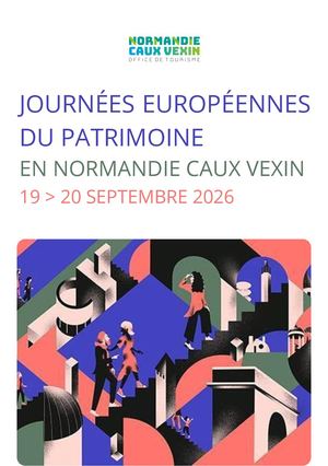 Programme Journées du Patrimoine 2026 Normandie Caux Vexin