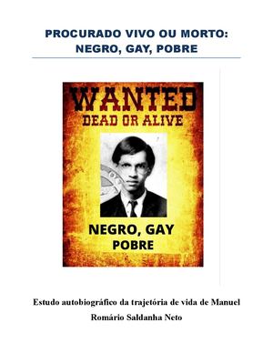Estudo autobiográfico da trajetória de vida de Manuel Romário Saldanha Neto, 1960 -2020.