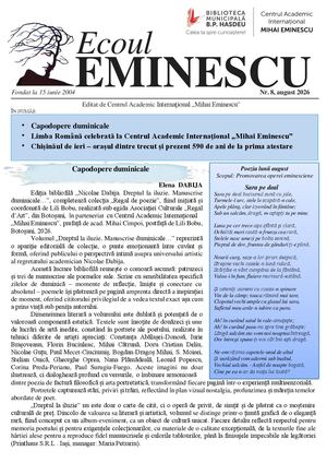 Ecoul Eminescu August 2026