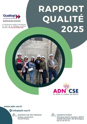 Bilan 2025 Qualité Adn Cse