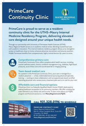 Card | 6x9 | Internal Medicine Continuity Clinic