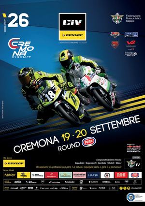 Race Program Dunlop CIV Cremona Round Pata