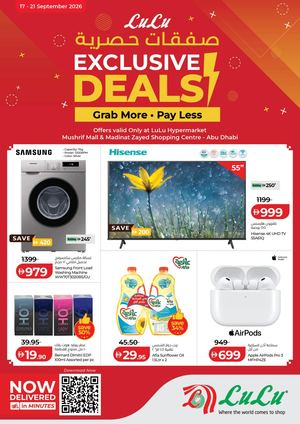 Exclusive Deals 17 21 September 2026 (AUH)