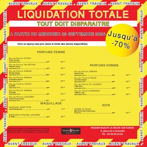 Passion Beauté Liquidation La Roche Sur Foron
