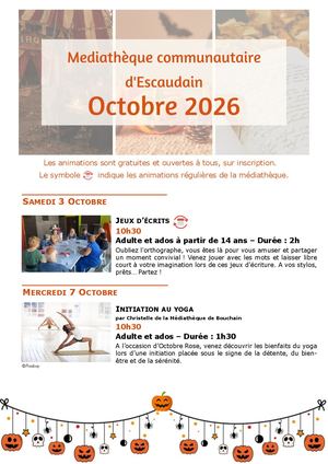 Flyer Octobre 2026