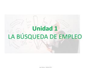 Tema 1 - IPEII - La búsqueda de empleo