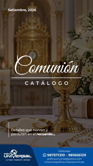 Catálogo Comunión 2026
