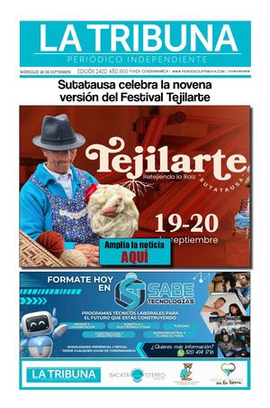 Diario 16 De Septiembre De 2026 Edición 2402