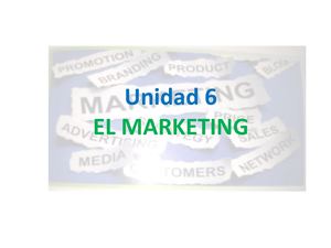 Tema 6 - IPE II - El Marketing