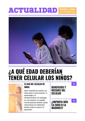 Edad para el celular