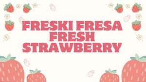 Copia De Pastel Strawberry Cute Group Project Presentation