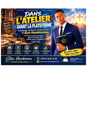 Dans L 'Atelier Avant La Plateforme Stan Hounkonnou Serviteur du Dieu Vivant