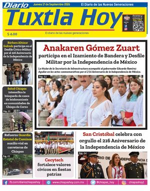 Tuxtla Hoy 17 De Septiembre 2026 Ok