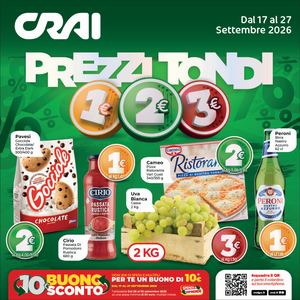 Volantino Crai Sardegna dal 17 al 27 settembre