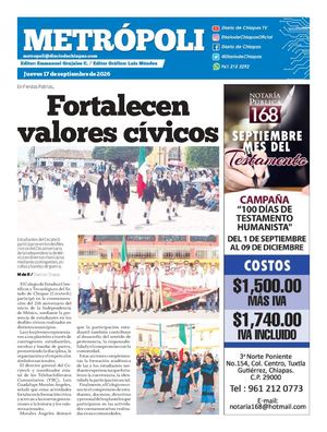 Metropoli Jueves 17 De Septiembre 2026