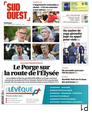 Sud Ouest Jeudi 17 Septembre