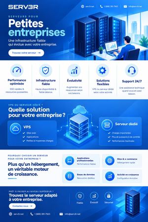 Serveurs pour petites entreprises