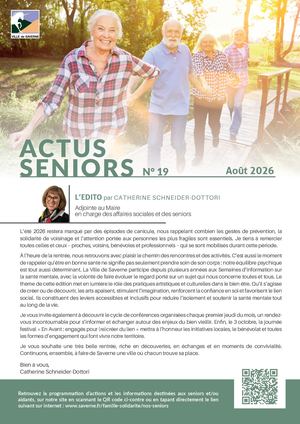 Actus Senior Aout 2026