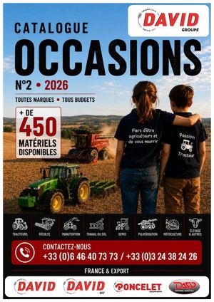 Catalogue occasions automne 2026