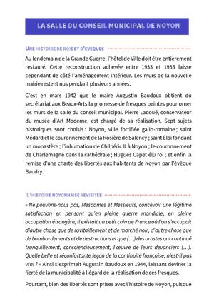 Peintures De La Salle Du Conseil