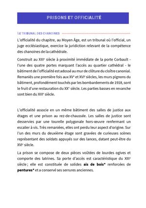 Prisons Et Officialité