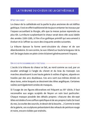 Tribunes Du Choeur de la Dathédrale
