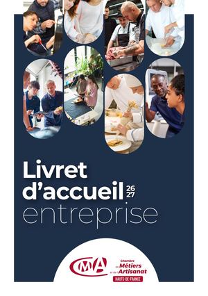 Livret Accueil Maitres D'apprentissage
