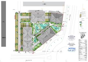Bussy-Saint-Georges - Villa Farnese Plan Masse