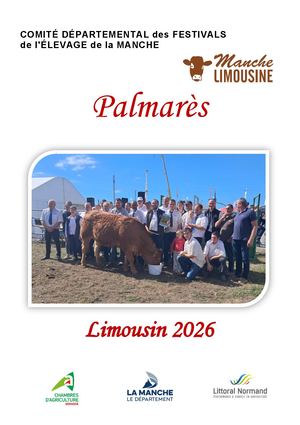 Palmarès Lessay 2026 Limousin