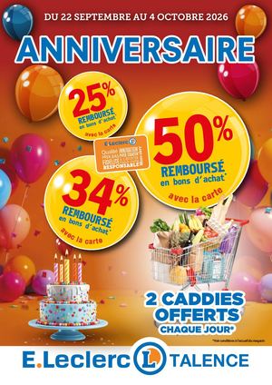 Leclerc Talence Anniversaire S35