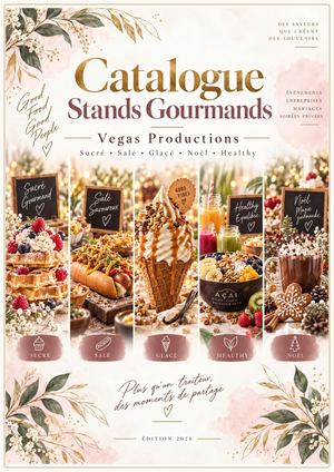 Catalogue Stands Gourmands Vegas Productions Luxe 2026