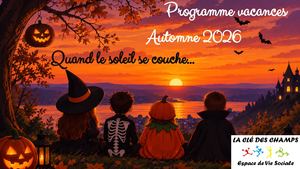 Programme Vacances Automne 2026