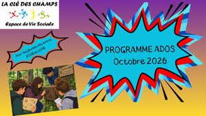 Ados Octobre 2026