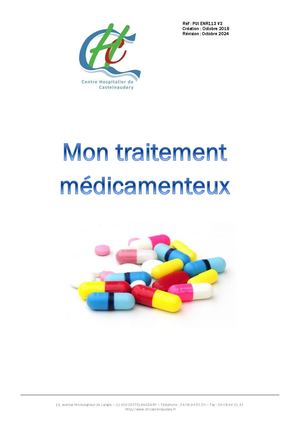 Mon Traitement Médicamenteux
