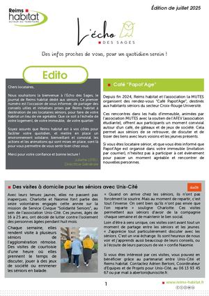 L'Echo des Sages - 1 - Juillet 2025