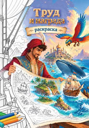 Раскраска по сказке "Синдбад-мореход"