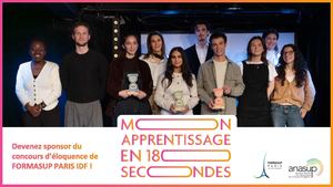 Mon Apprentissage en 180 secondes 2026 - 2027