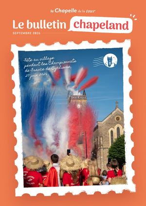 Bulletin Chapeland Septembre 2026