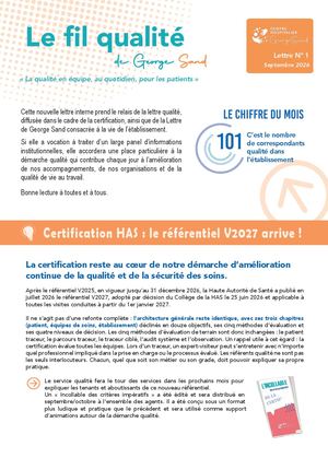 Le Fil Qualité 1 2026