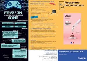 Médiathèque de Feyzin - septembre octobre 2026