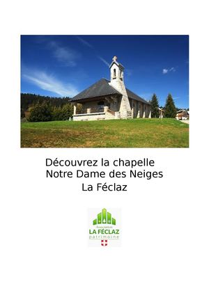 Livret Chapelle Version Modifiée 17 Septembre 12h