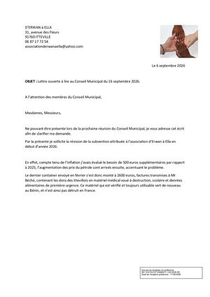 DEL 122 2026 - Annexe - Courrier à L’attention Du CM - Madame Cavadaski Herrard