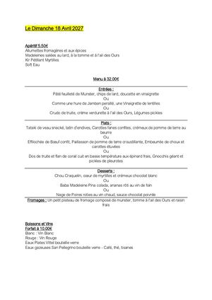 Repas - Esprit Resto 2027